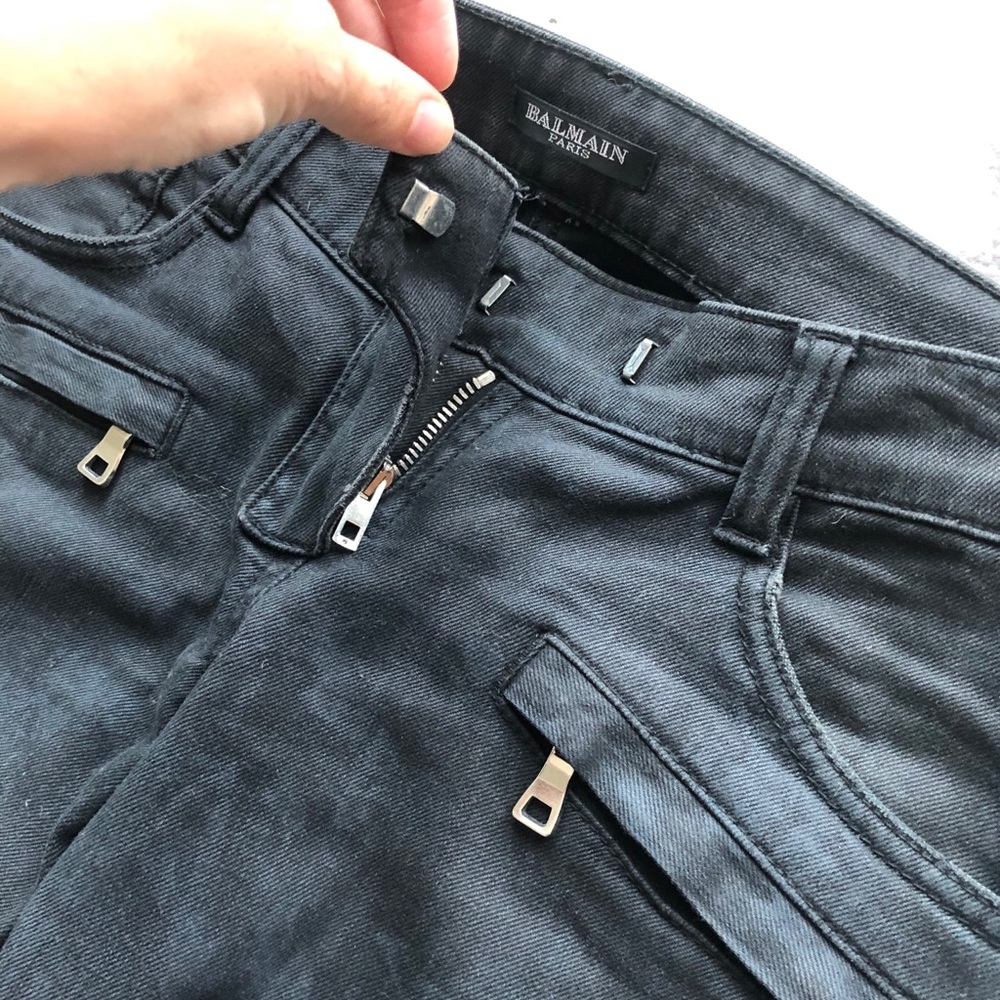 Balmain distressed jeans